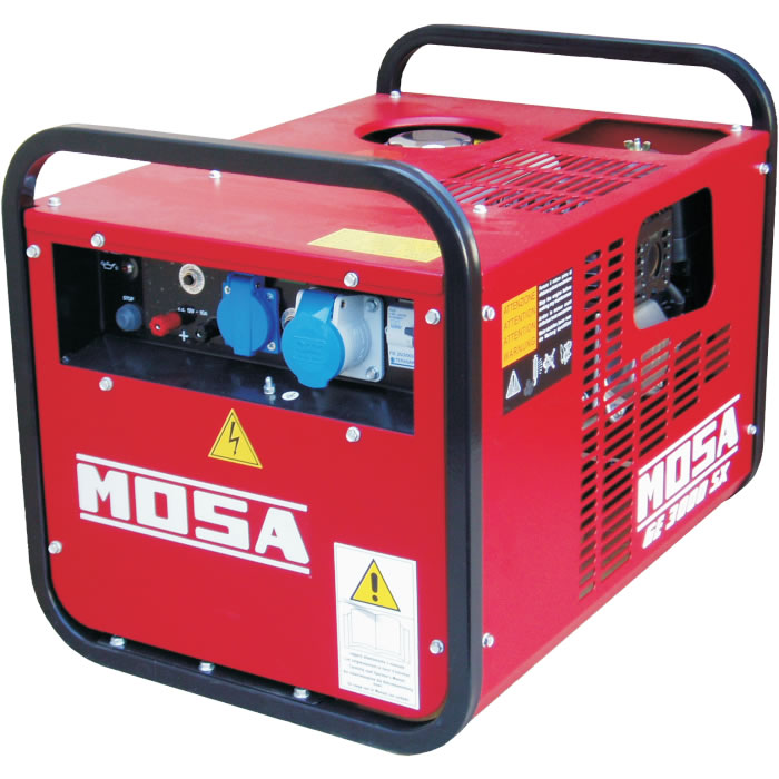 MOSA 1,5-6 kVA benzinmotoros generátorok